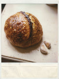Garlic sourdough big loaf