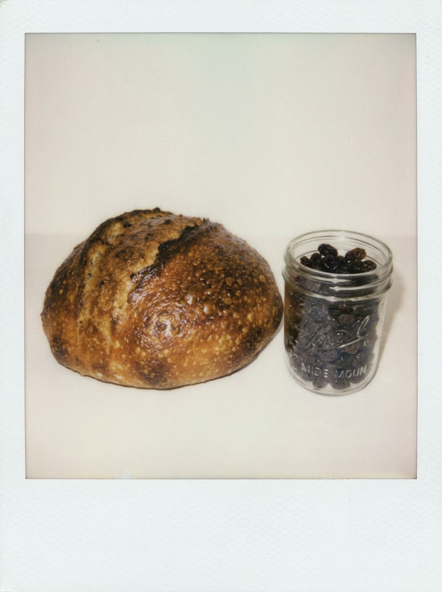 Raisin spice sourdough big loaf